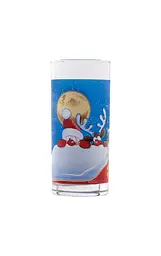 Склянка для води Uniglass Classico Santa & Rudolf Night 270 мл