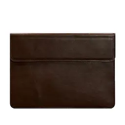Шкіряний чохол-конверт BlankNote на магнітах для MacBook 14 Бордовий - мініатюра 5