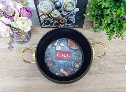 Каструля O.M.S. Collection 3141-28 см 6,6 л Gold - мініатюра 4