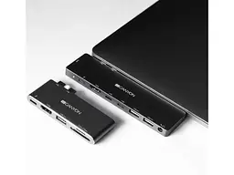 Док-станція для ноутбука Canyon Docking Station with 8 port, 1*Type C PD100W+2*Type-C (CNS-TDS08DG) - мініатюра 8
