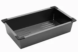 Кухонна мийка Kroner KRP Schwarze - 6350HM PVD (3.0/1.0 мм) (CV031453) - мініатюра 5