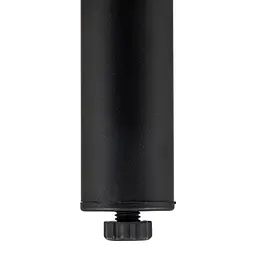 Складний стіл Bo-Camp Woodbine Oval 100x70 cm Black/Wood look (1404185), Коричневий - мініатюра 9