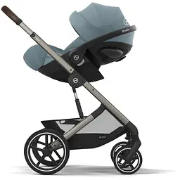 Прогулянкова коляска Cybex Balios S Lux TPE Stormy Blue з бампером (524001195) - мініатюра 4