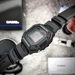 Чоловічий годинник Casio W-218H-1B Чорний ( AT1141-0123 ) - мініатюра 4