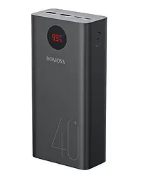 АКБ зовнішній портативний Romoss PEA40 40000mAh 18W (PEA40-112-2A45) чорний - мініатюра 4