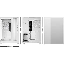 Корпус Be quiet! Light Base 500 LX Tempered Glass без БЖ White (BGW86) - мініатюра 5