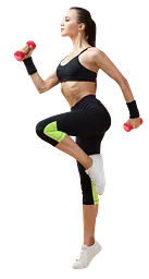 Гантелі для фітнесу вінілові круглі York Fitness 2х0,5кг рожевий - мініатюра 4