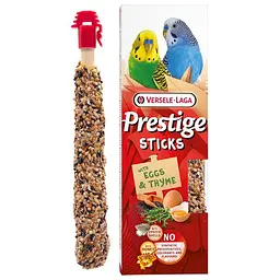Ласощі для хвилястих папуг Versele-Laga Prestige Sticks Small Parrot Верселе-Лага яйця і чебрець (2 шт) 60 г (223543)