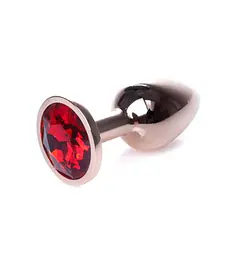 Анальна пробка - Jewellery Red Gold PLUG- Red - мініатюра 3