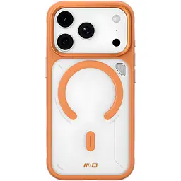 TPU+PC чохол Blueo Frosted Heat Dissipation Stand with MagSafe для Apple iPhone 17 Pro (6.3) Помаранчевий / Orange - мініатюра 2
