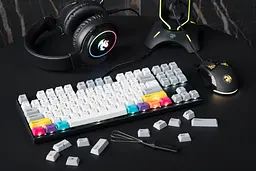 Клавіатура Varmilo APT87 CMYK K-Prestige Silent WL/USB-A White Led (A92A024F8A5A17A007) - мініатюра 11