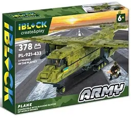 Конструктор Військовий літак IBLOCK Армія - мініатюра 3