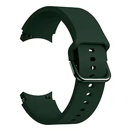 Ремінець для Samsung Galaxy Watch 6 - темно-зелений ширина кріплення 20мм силікон розмір L Watchbands Color (WB00S423423) - мініатюра 2