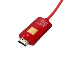 Кабель HDMI (M) - Type-C (M), 2 м, Red Extradigital teh0020760 - мініатюра 3