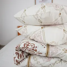 Постільна білизна ТЕП Happy Sleep Duo Glorius ранфорс двоспальна біла - мініатюра 5