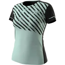 Футболка жіноча Dynafit Alpine 2 W S/S Tee S Чорний-Зелений - мініатюра 4