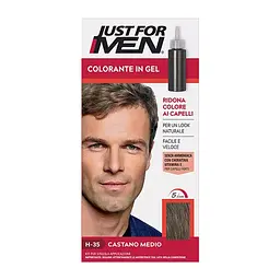Фарба-гель камуфлююча для волосся Just For Men H-35 коричнева
