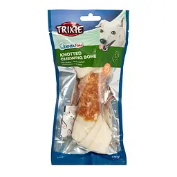Ласощі для собак Trixie Кость для чистки зубів з куркою Denta Fun 18 см 120 г