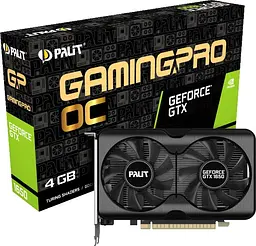 Відеокарта GeForce GTX 1650 4GB Palit GP OC (NE61650S1BG1-1175A) Б/В - мініатюра 2