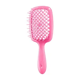 Гребінець щітка для волосся Superbrush Plus Hollow Comb Светло-розовый 86241