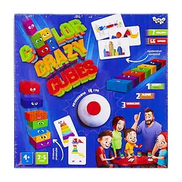 Настільна гра Danko Toys Color Crazy Cubes (укр.) (CCC-02-01U) - мініатюра 2