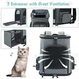 Рюкзак для домашніх тварин, що розширюється Voyager Pet VB16007T - мініатюра 5