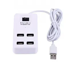 Юсб хаб на 4 USB порти 2.0 P-1601 білий - мініатюра 3