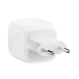 Мережевий зарядний пристрій 2×USB-C GaN PD PPS Belkin BoostCharge Pro 67W White - мініатюра 3