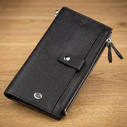 Гаманець ST Leather 18383 (ST420) надійний чорний - мініатюра 1
