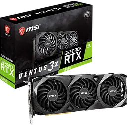 Відеокарта GeForce RTX 3080 10GB MSI Ventus 3X OC (RTX 3080 VENTUS 3X 10G OC) Б/В