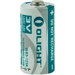Батарея Olight CR123A 3.0V 1600 mAh - мініатюра 2
