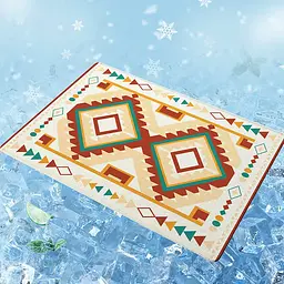 Літня підстилка, що охолоджує Derby Ice Silk Summer Pet Cooling Mat Pattern2 45х60 см