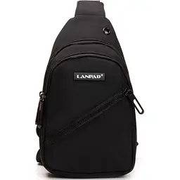 Невелика сумка слінг Lanpad тканинна чорний sum0028753