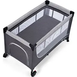 Ліжко-манеж Kinderkraft Leody Grey (KCLEOD00GRY0000) - мініатюра 5