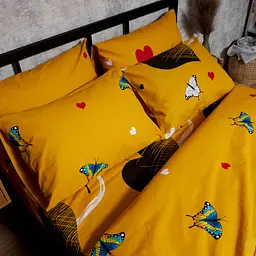 Набір наволочок Moon&Star Бязь Gold Люкс Butterfly Bloom 50х70 см 2 шт - мініатюра 3