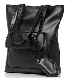Шопер жіночий Sambag Shopper чорний 41 х 30 х 10 см (93251002) - мініатюра 2