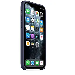 Оригінальний силіконовий чохол Apple Silicone Case для iPhone 11 Pro Max (6.5") Midnight Blue (MWYW2ZM/A) - мініатюра 7