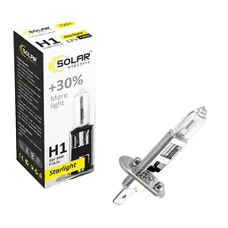 Галогенова лампа Solar H1 12V 55W P14.5s Starlight +30%(1201)