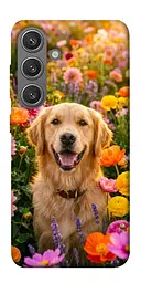 TPU чохол Demsky Flowery labrador для Samsung Galaxy S24+