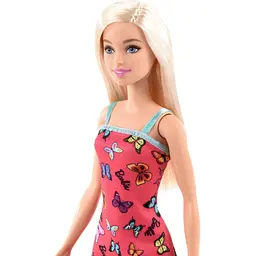Лялька Barbie Супер стиль Білявка у рожевій сукні (T7439) - мініатюра 3