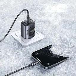 МЗП Usams US-CC293 T67 Multifunctional iWatch Charger 20W (1USB-A/1C) Tarnish - мініатюра 7