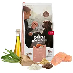 Сухий корм Mera Pure Sensitive Lachs&Reis для собак з лососем та рисом 1 кг