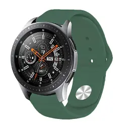 Силіконовий ремінець BeCover для Amazfit Stratos 1/2/2S/3/GTR 2/GTR 47mm/GTR Lite 47mm/Nexo/Pace Pine-Green (706382) - мініатюра 4