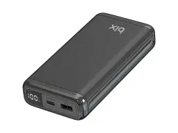 Зовнішній акумулятор (Power Bank) Bix BXPB204 20000mAh Black - мініатюра 2