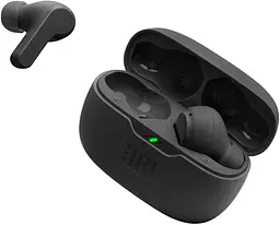 Навушники JBL Wave Beam Black, Bluetooth, технологія "JBL Deep Bass Sound" (JBLWBEAMBLK)