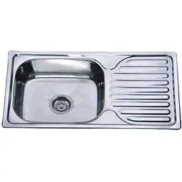 Мойка кухонная ZERIX Z7642-08-180E satin (ZX1602) - мініатюра 3