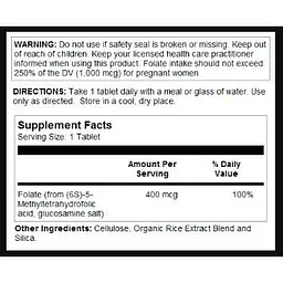 Метилфолат KAL Methyl Folate 400 мкг 90 таблеток - мініатюра 2