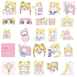 Стікерпак GeekLand Sailor Moon 50 штук - мініатюра 3