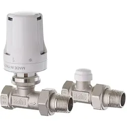 Комплект для підключення радіатора Roho 1/2" прямий R5160-050K RO0118