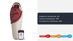 Спальник з натуральним пухом Naturehike Snowbird NH20YD001 розмір L коричневий 720 г - мініатюра 16